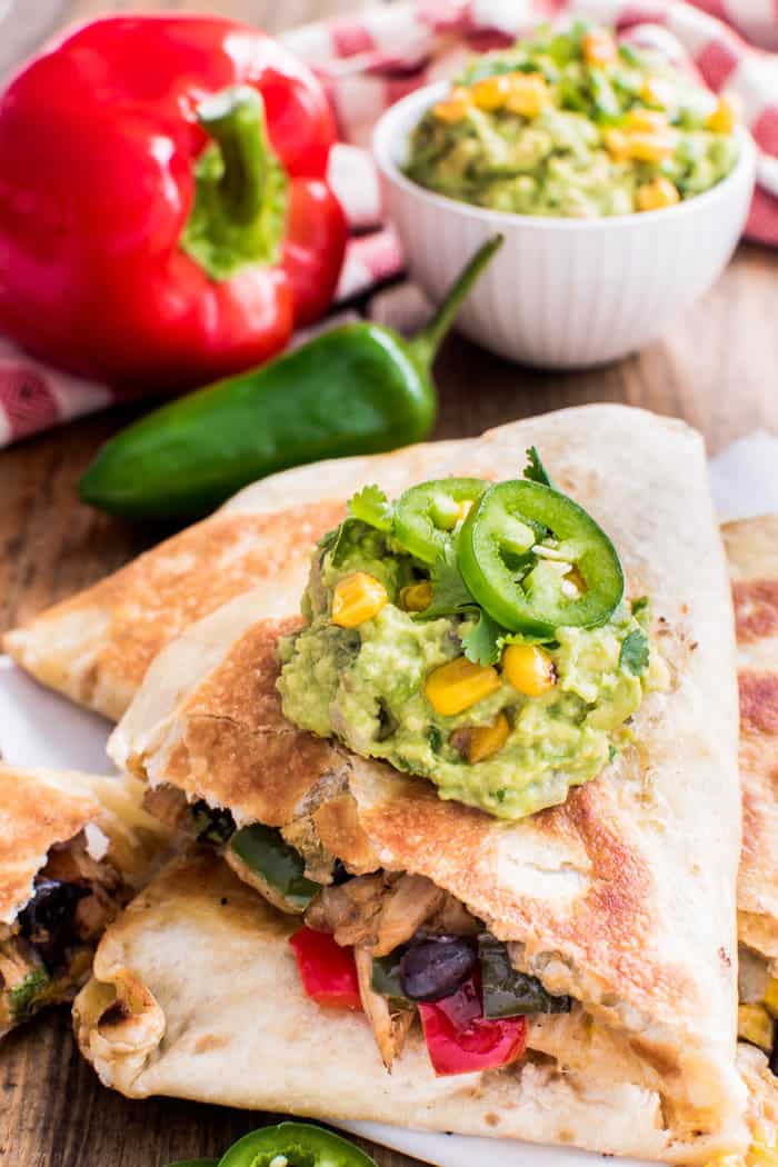 Loaded Chicken Quesadillas | Lemon Tree Dwelling