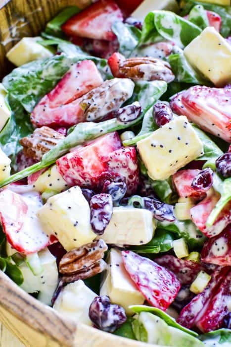 Strawberry Brie Spinach Salad – Lemon Tree Dwelling