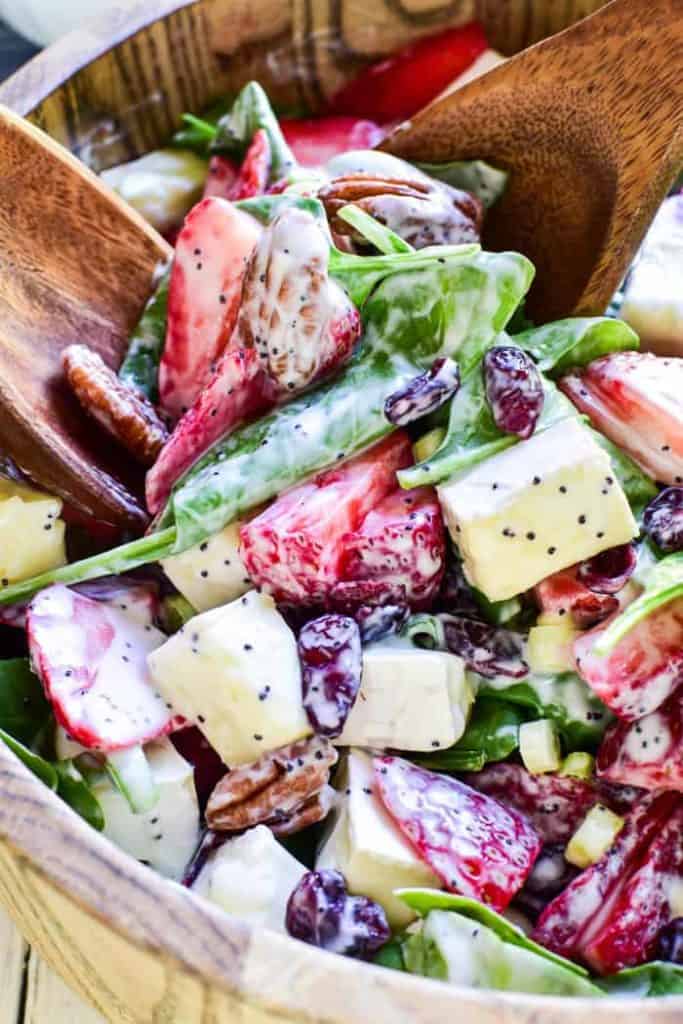 Strawberry Brie Spinach Salad – Lemon Tree Dwelling