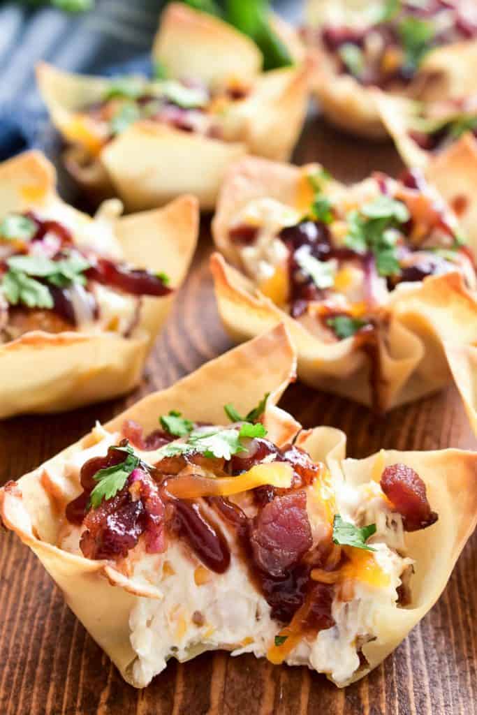 BBQ Chicken Wonton Cups – Lemon Tree Dwelling