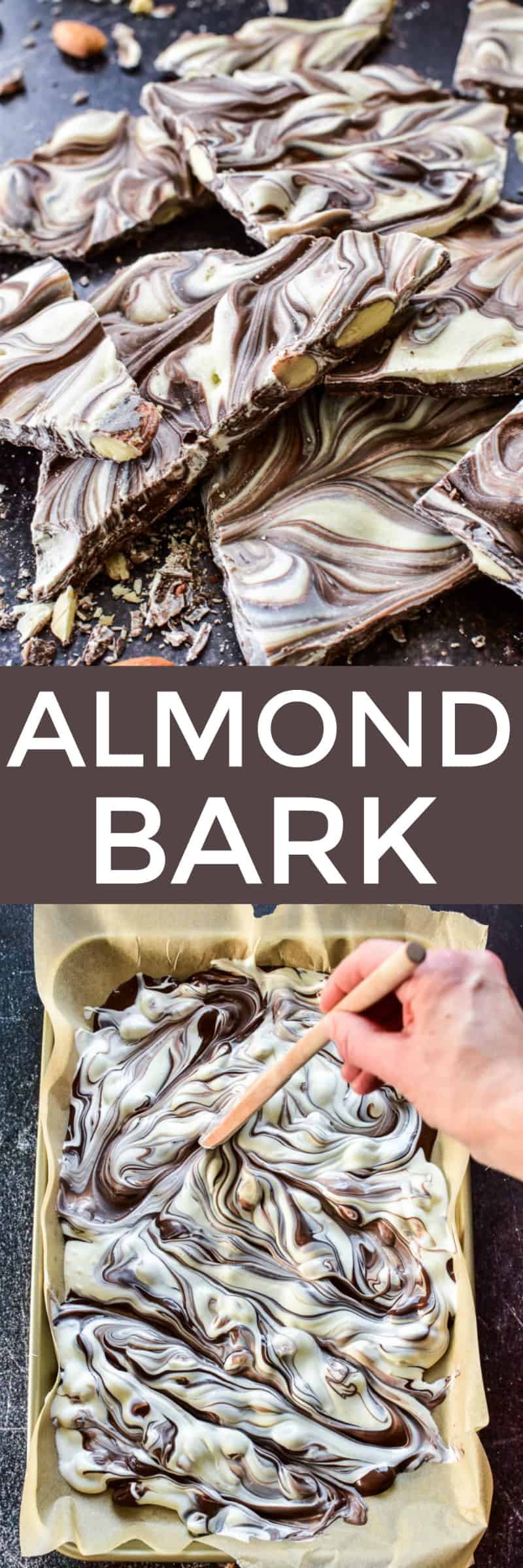 Collage image of Almond Bark