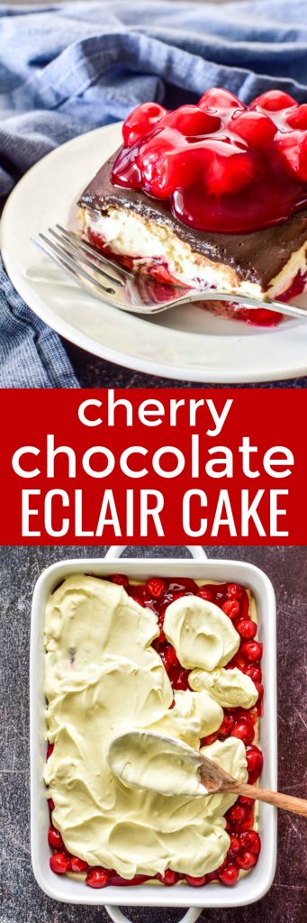 Cherry Chocolate Eclair Cake – Lemon Tree Dwelling