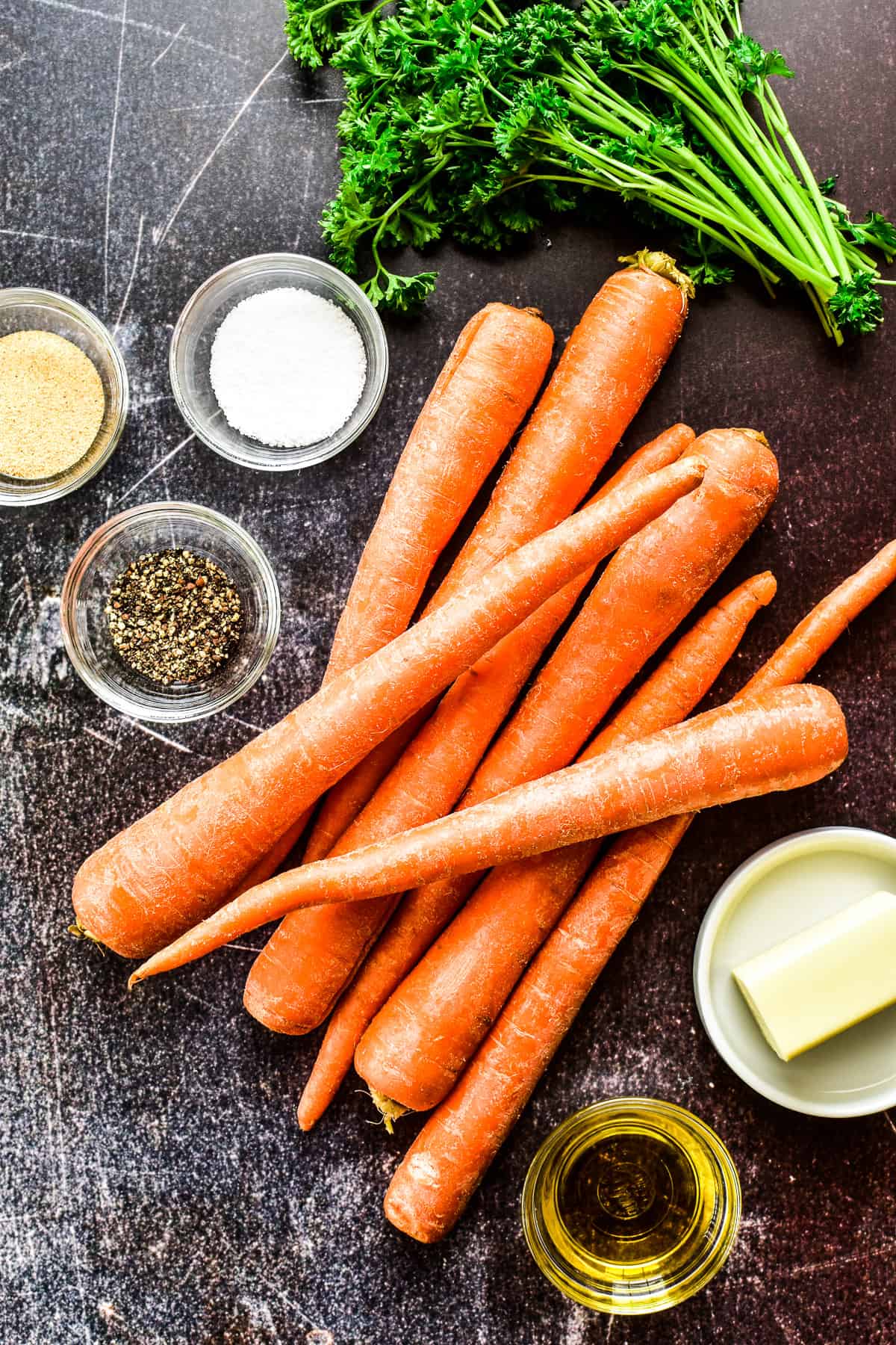 Ingredients for Roasted Carrots