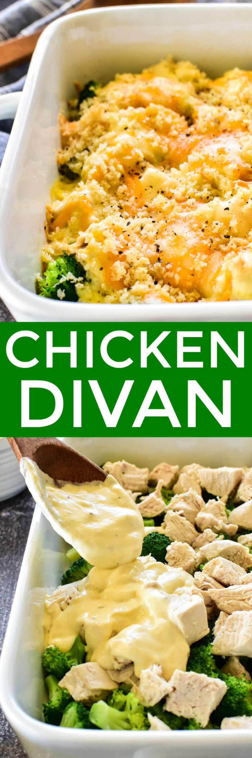 Chicken Divan collage image