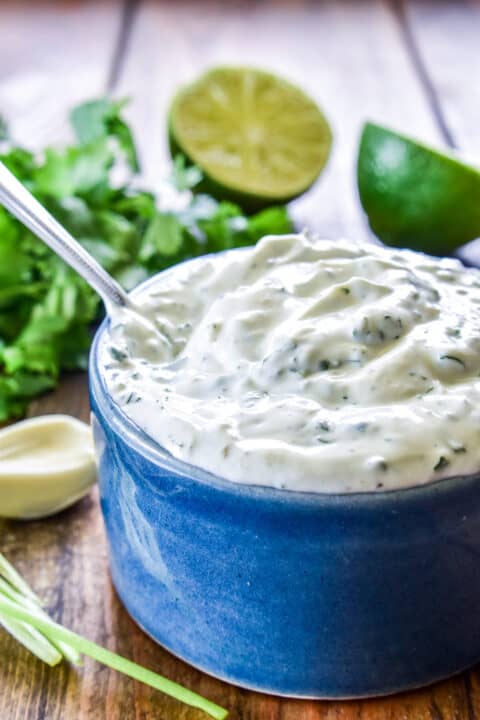 Cilantro Lime Sauce – Lemon Tree Dwelling