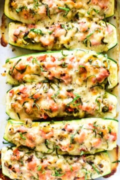 3 Cheese Zucchini Boats – Lemon Tree Dwelling