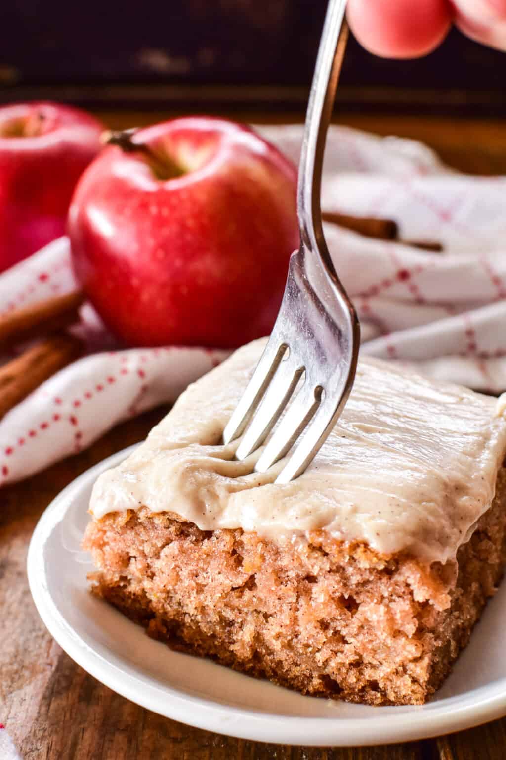 Apple Cake With Cream Cheese Frosting – Lemon Tree Dwelling