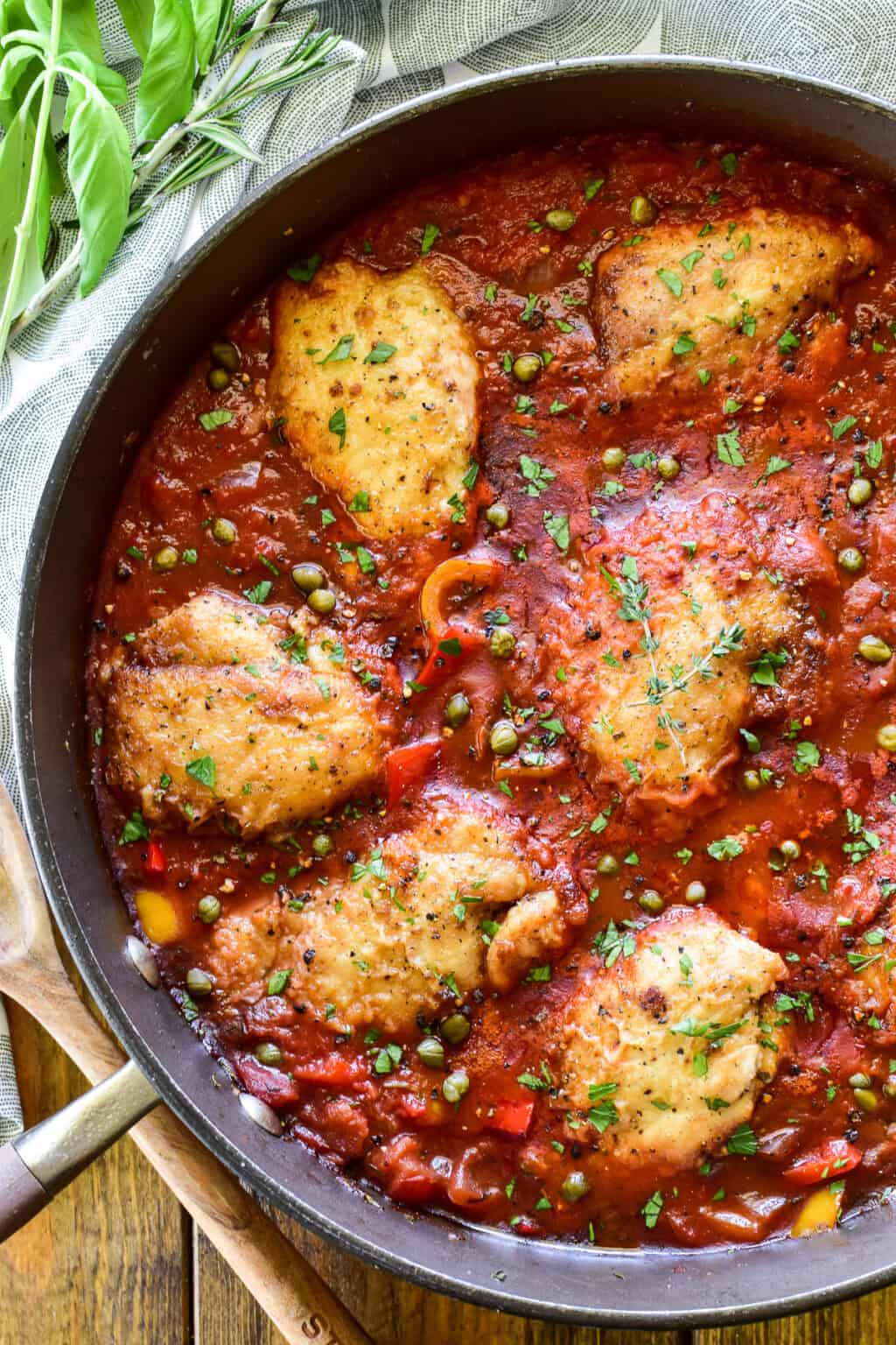 Chicken Cacciatore – Lemon Tree Dwelling