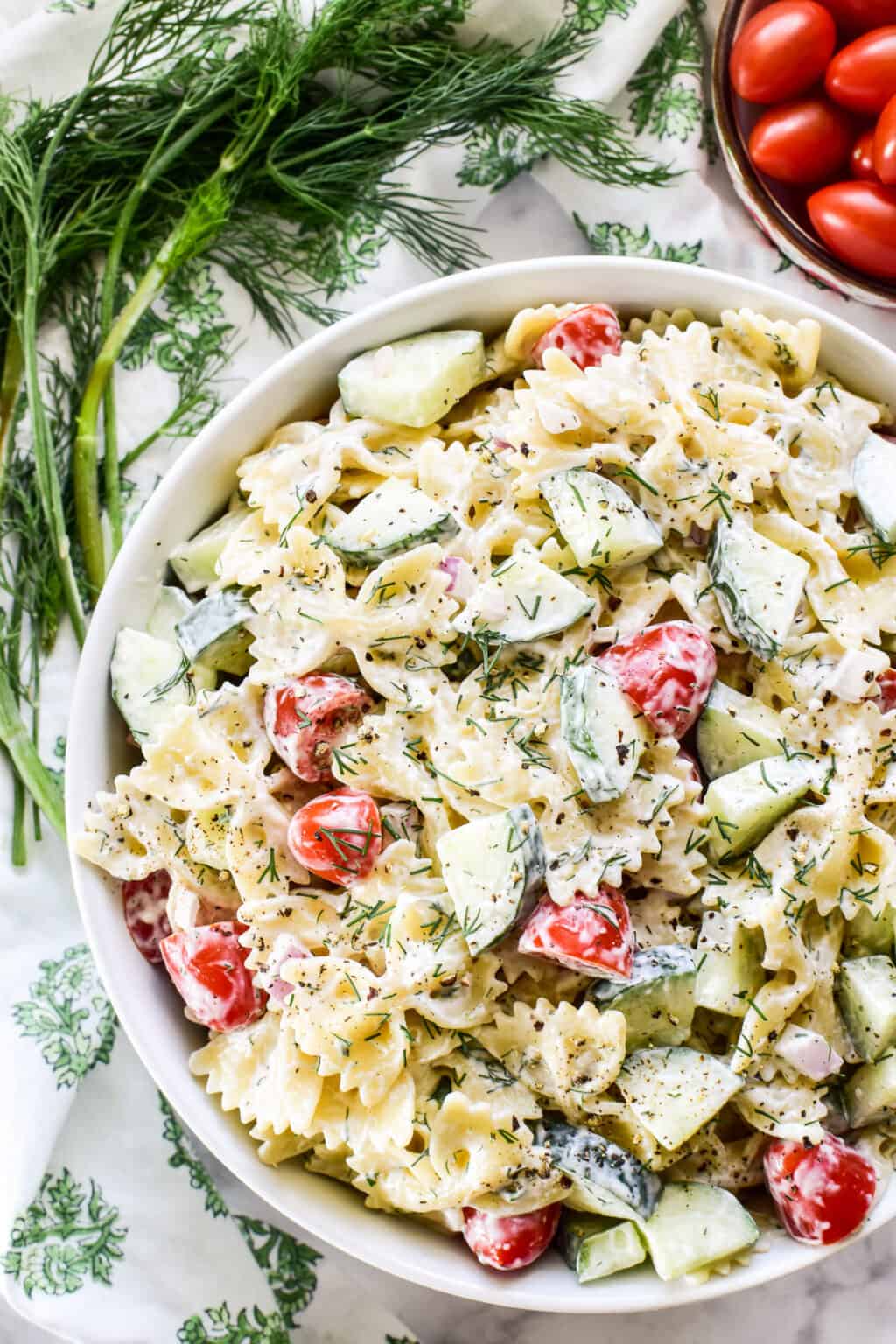 Cucumber Pasta Salad Lemon Tree Dwelling