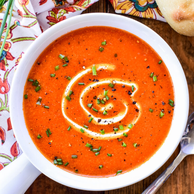 Roasted Red Pepper Soup – Lemon Tree Dwelling