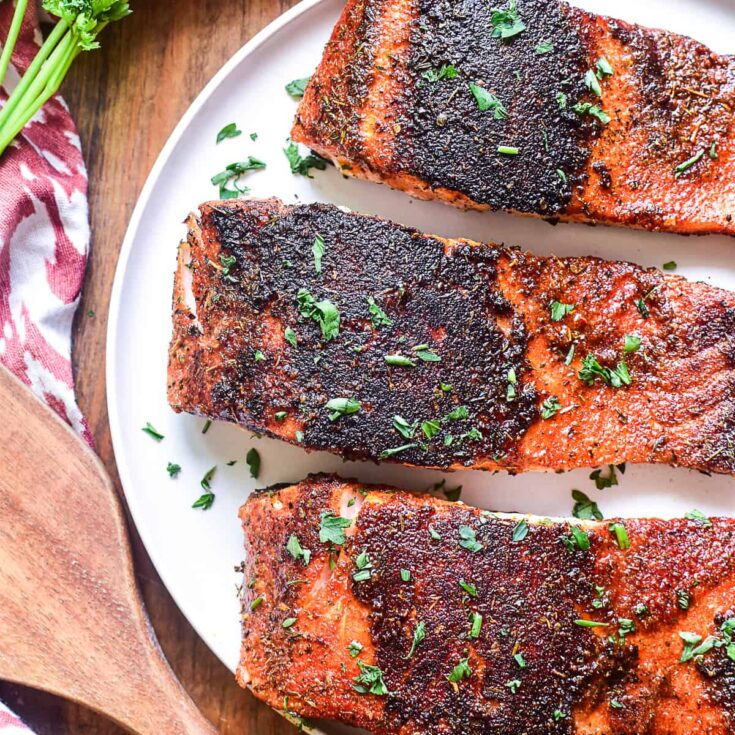 Blackened Salmon - Lemon Tree Dwelling