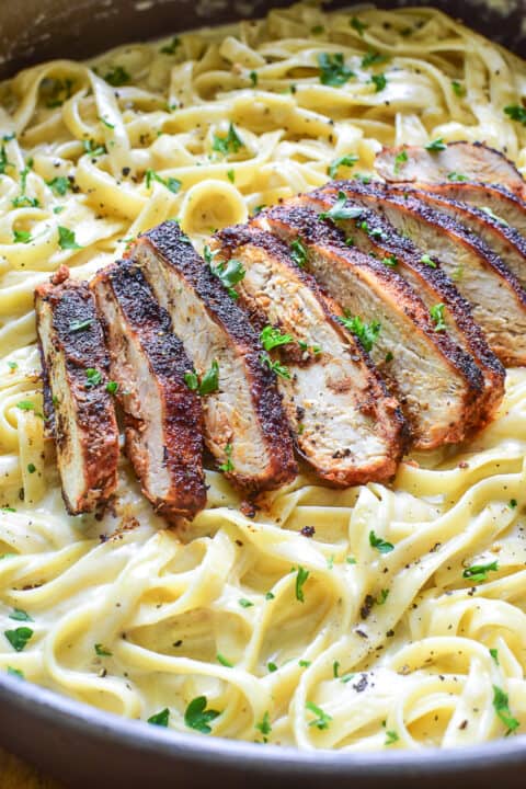 Blackened Chicken Alfredo – Lemon Tree Dwelling