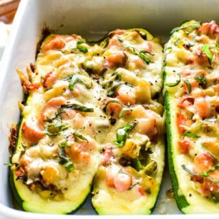 3 Cheese Zucchini Boats – Lemon Tree Dwelling